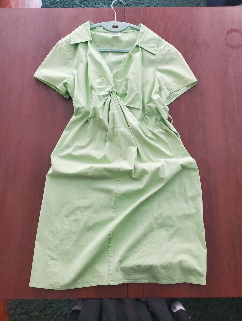 Motherhood Light Green Maternity Dress